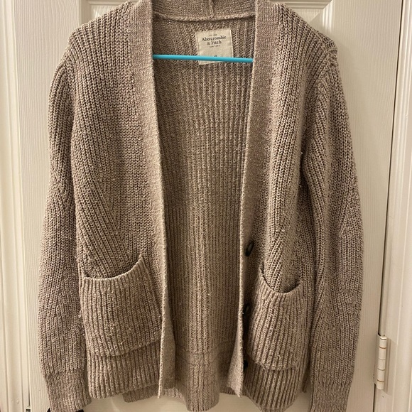 Abercrombie & Fitch Sweaters - ✨FINAL MARKDOWN✨Abercrombie and Fitch Crochet Cardigan with Buttons and Pockets